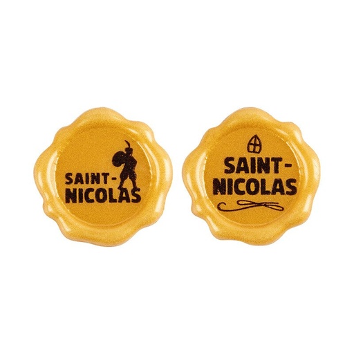[00070369] 2036723 Stamp Saint-Nicolas 3 cm 175pcs ***ON/ORDER***