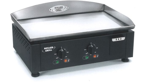 [60502007] ROLLER GRILL PLANCHA INOX ELECTRIQUE PLI 600 EN NOIRE 60X43 HT28CM 230V