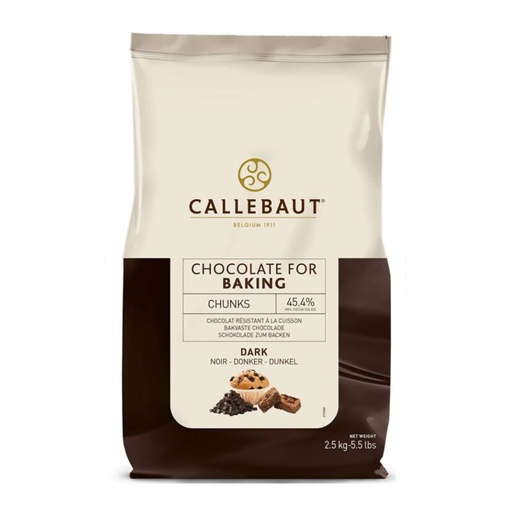 [05100870] CALLEBAUT CHD-CU-20V115N-552  CHUNKS FONDANTS 2,5KG