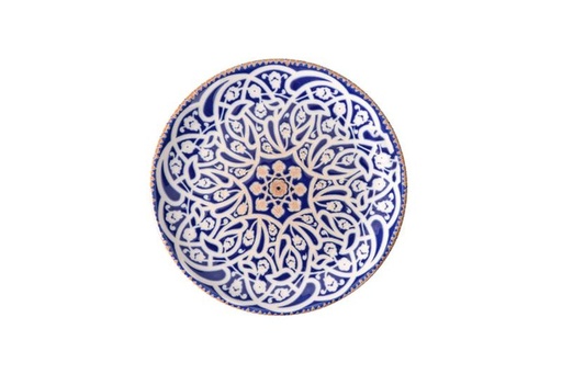[00070947] PIOLI ORIENTAL ASSIETTE CREUSE 26CM BLEU/BLANC PORCELAINE - OR17ML26