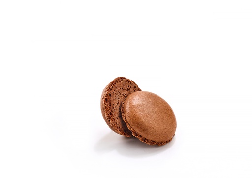 [00070957] CHEF GOURMET MACARONS COQUE CACAO-CHOCOLAT Ø3,5CM 180 PCES