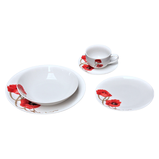 [00070971] POPPY TABLEWARE SET 30PCS