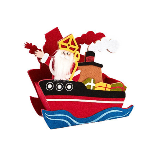 [00071053] *FF*PANIER FEUTRE SAINT-NICOLAS SUR BATEAU