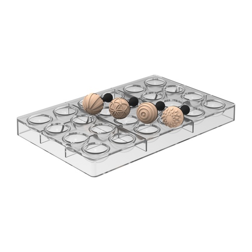 [00071089] SILIKOMART SEMISFEER01 VORM + STEMPELS Ø31MM H 16MM 