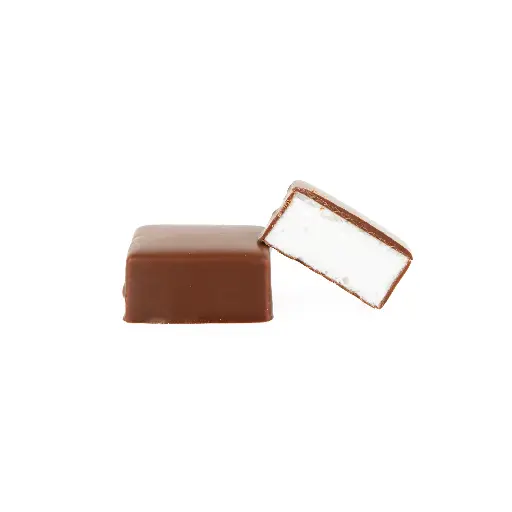 [00071103] MALLOWS MARSHMALLOW VANILLE CHOCOLAT LAIT 4 X 4 CM 8 PCS - 180GR