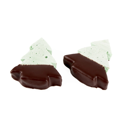 [00071117] MALLOWS MARSHMALLOW TREE SEMI-COATED DARK CHOCOLATE 7 X 6.5CM 2PCS - 60GR