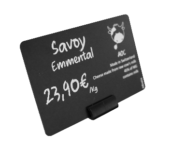 [00071310] MATT BLACK rPETG PVC CARDS - 85.6 X 54 MM 0.76MM -- 5X100 PCS