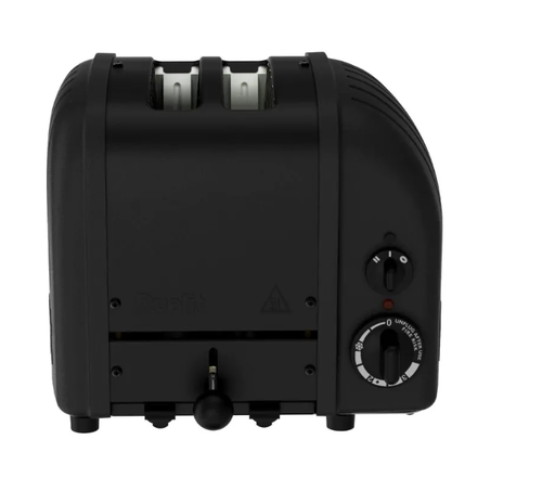 [00071315] DUALIT TOASTER "STEALTH" 2 TRANCHES NOIR MAT - 1200W - D27396