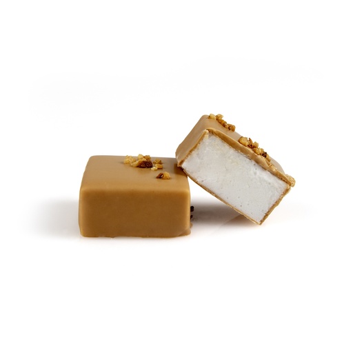 [00071330] MALLOWS MARSHMALLOW VANILLE CHOCOLAT CARAMEL 4 X 4 CM 8 PCS - 180GR