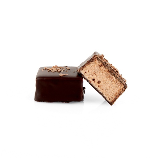 [00071335] MALLOWS MARSHMALLOW CACAO CHOCOLAT NOIR 4 X 4 CM 8 PCS - 180GR