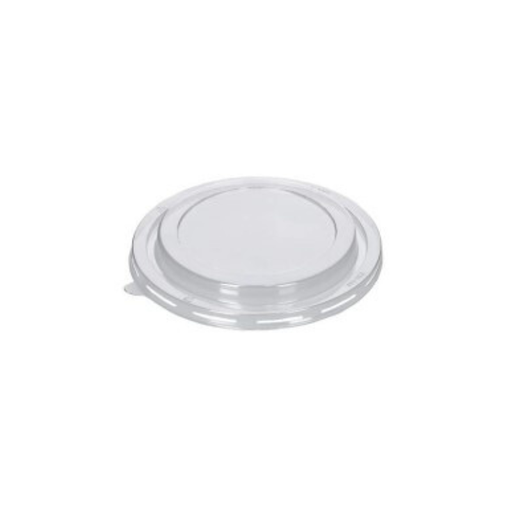 [00071410] RONDE DOME DEKSEL Ø150MM TRANSPARANT VOOR SLAKOM 750ML DOOS VAN 300 STUKS (6 PAKKEN VAN 50 STUKS)