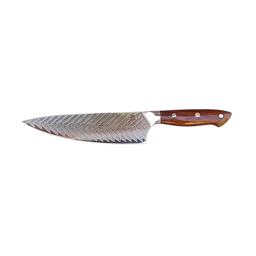 [00071486] ARTHURIUS MADAGASCAR CHEF 20CM STEEL ROSEWOOD HANDLE
