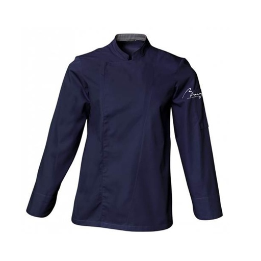 [00071658] SNV COOKIE JAS NAVY BLAUW MAAT 2 "M" KATOEN LOGO BRUYERRE
