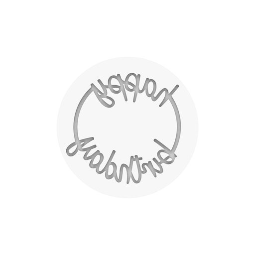 [00071669] MOULE SILIKOMART BIRTHDAY DECOR MAT TD15 ø168 H 2 MM