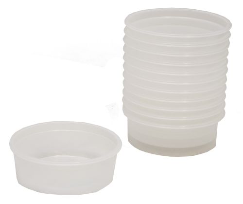 [00071691] POT EN PLASTIQUE POUR BABA BABY CUP 3/32 Ø94X32MM CARTON DE 100 PIECES FOST + COMPRIS  