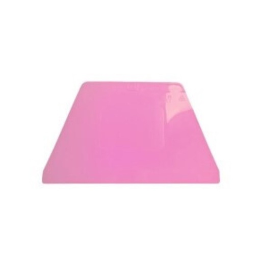 [00073218] GROTE TRAPEZIUM SCHRAPER ROZE 216x128 MM
