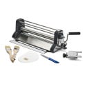 [00073827] DEBUYER PRO LAMINATOR KIT 34CM THICKNESS FROM 15MM TO 0.3MM + 2 PASTRY BRUSHES, A DOUGH SCRAPER AND A DOUGH CUTTER