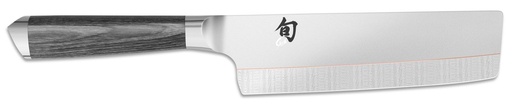 [00073878] KAI COUTEAU SHUN KAGEROU NAKIRI 16.5CM - MANCHE PAKKA DAMASSE - DCC-0742