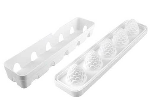 [00073881] SILIKOMART MOULD FORESTA & ANANAS 110 - ø60MM H 73MM + SUPPORT
