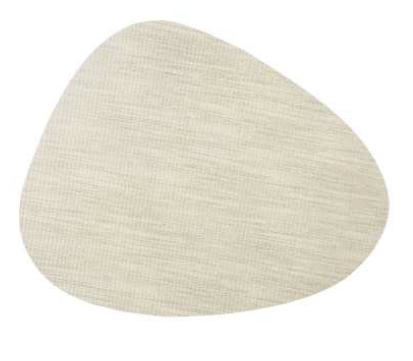 [00074184] LACOR PVC PLACEMAT, OVAL, BEIGE, 45X36CM