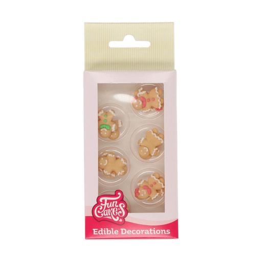 [00074444] FUNCAKES BONHOMME PAIN EPICE EN SUCRE 12 PCES