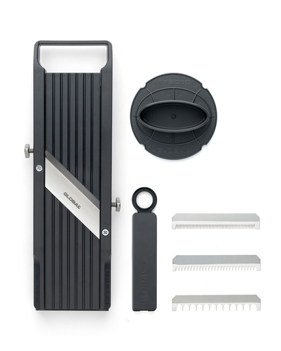 [00074526] GLOBAL JAPANESE MANDOLIN 64MM 3 BLADES + FINGER GUARD