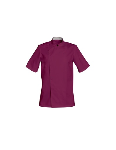 [00074630] SNV VESTE "COOKIE" COTON PRUNE TAILLE 3 "L" MANCHES COURTES 