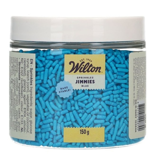 [00074845] WILTON BLUE JIMMIES SPRINKLES 150GR
