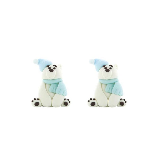[08030244] 1014130 BLUE SNOW BEAR 42PCS = BOX***S/CDE***