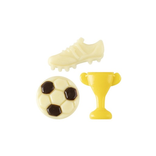 [00075195] 1024211 VOETBALSET 3CM 144 ST. OP BESTELLING