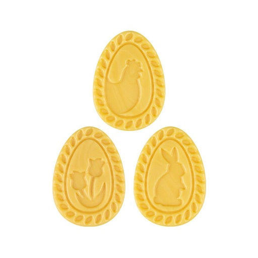 [00075219] 2069976 OEUF AVEC ASSORTIMENT DE PÂQUES 4,3 x 3CM 120PCS 