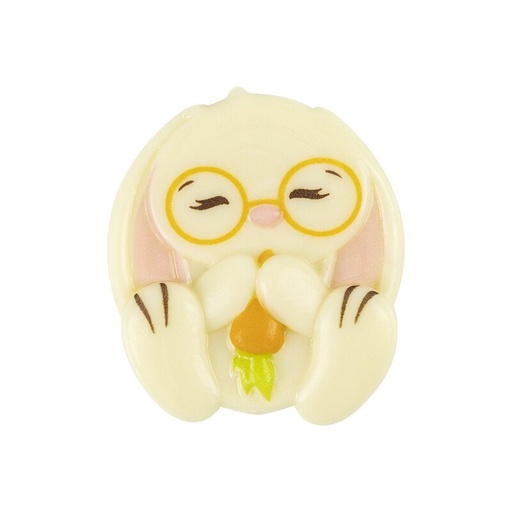[00075223] 2069982 LAPIN AVEC LUNETTES 3,6 x 4,1 CM 100PCS