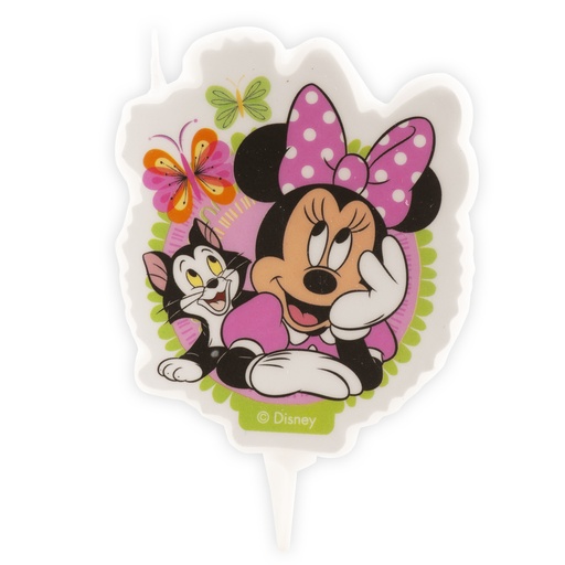 [08041080] MINNIE MOUSE 2D CANDLE 7.5CM