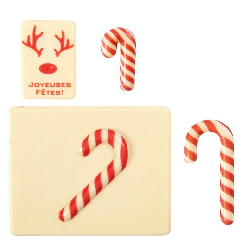 [08081552] 15701 CHOCOLADE DECORATIESET 1 SUIKERSTOK D