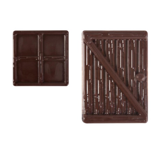 [08030772] 2015166 CHOCOLADE DEUR EN RAAM 39 STUKS ***OP BESTELLING