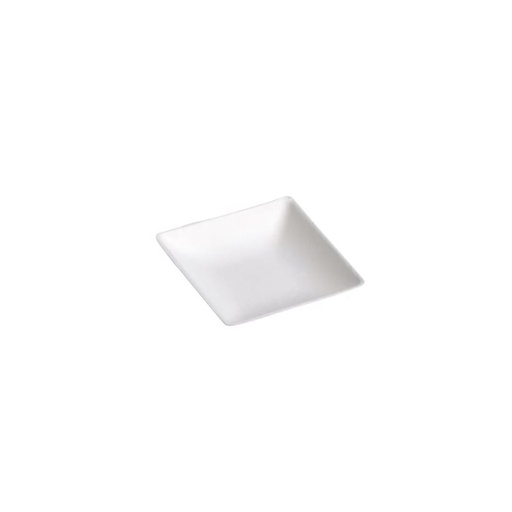 [44104315] WITTE SUIKERRIETPULP VIERKANT BORD 16CM 50ST