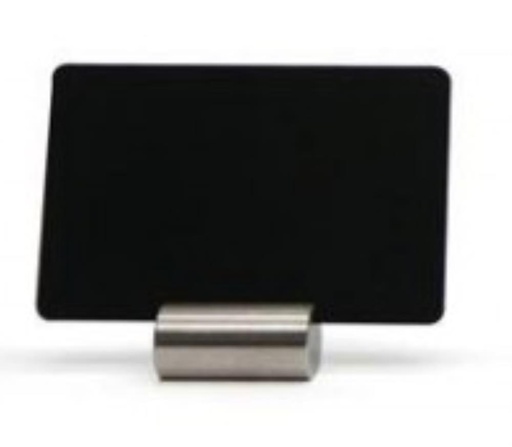 [57668033] EDIKIO LOW STAINLESS STEEL LABEL HOLDERS PACKS OF 10 PIECES