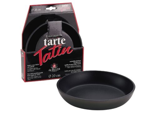 [51401024] 24 CM ALUMINUM TATIN TARTE MOLD WITH ADHESIVE 4 TO 6 SERVINGS