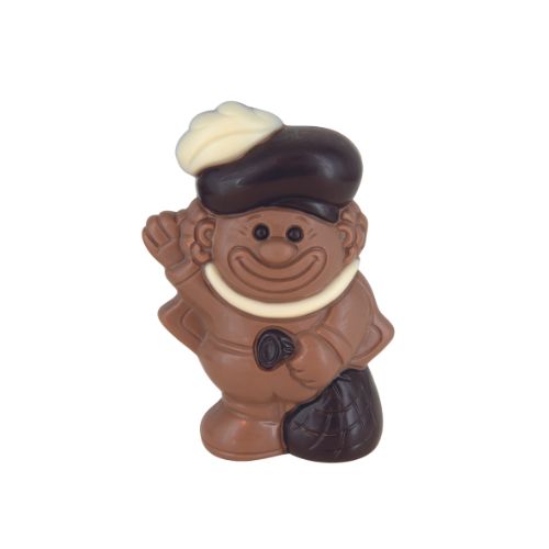 [15030641] CHOCOLADE ZWARTE PIET PETER GEKLEURDE CHOCOLADE  11,2 CM 8 X 75GR