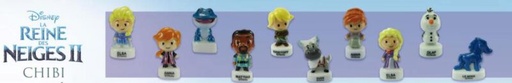[60228770] SANTON "FROZEN 2 CHIBI" + CROWNS 100PCS