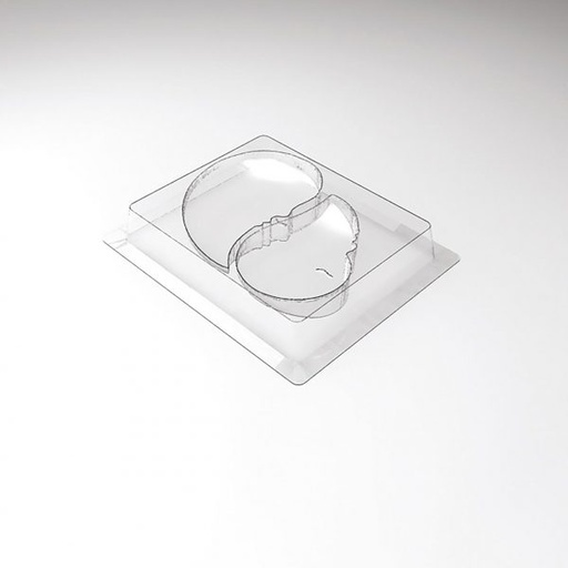 [08057555] 070422 PCB-MALLEN FRENCH KISS 12,2X7,8 CM EN 10,2X6,8 CM P. 2CM 10ST ***S/CD***