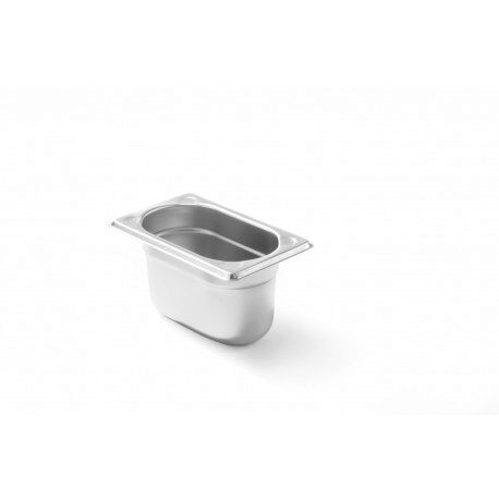 [57661003] HENDI BASIC STAINLESS STEEL BIN GN 1/9-065 0.6L