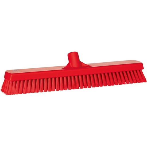 [57664054] VIKAN 70624 47CM RED DECK WASHING BRUSH - FIRM BRISTLE SCOURING