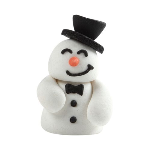[08039930] 1014360 SNOWMAN MARZIPAN HAT DIA40MM 42PCS=BOX ***S/CD***