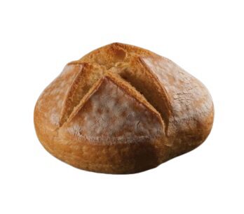 [02040925] DELIFRANCE 74454 GIOTTO AUREA Ø13CM SMALL ROUND BREAD COOKED ON GROUND PAC 26X120GR