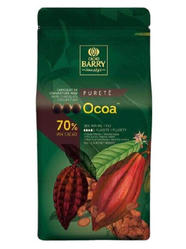 [05100840] BARRY CHD-N70OCOA-804 OCOA NOIR 70% EN CALLETS VRAC 20KG