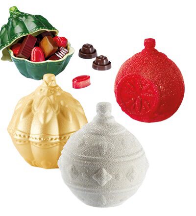 [70408685] MOULE CHOCOLAT 3D THERMOFORME BOULE DE NOEL