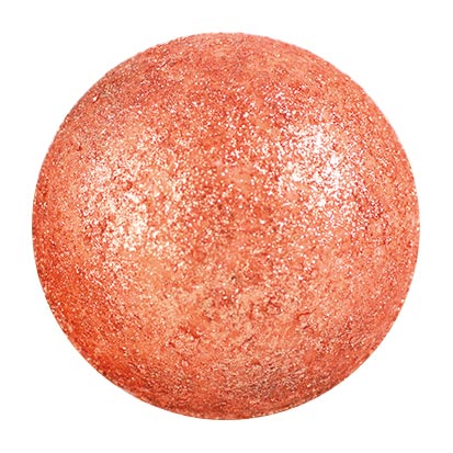 [08056735] 060488 PCB BOULES CB CRISTALLISÉES BRONZE Ø 3 CM 63PCES ***S/CD***