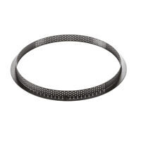 [51657472] MOULES SILIKOMART TARTE RING Ø 100 H20MM CERCLES PERFORES BOITE DE 4 PCES