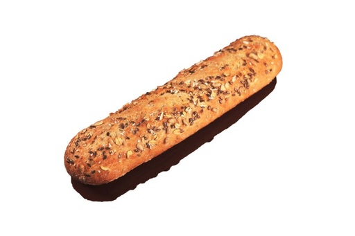 [02041217] DELIFRANCE S7942 HALVE MEERDERE STOKBROOD 25CM HERITAGE PAC 70 X 130GR ZIE 02040270